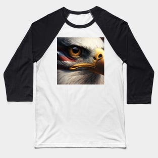 USA, Bald Eagle, America, American Flag, Baseball T-Shirt